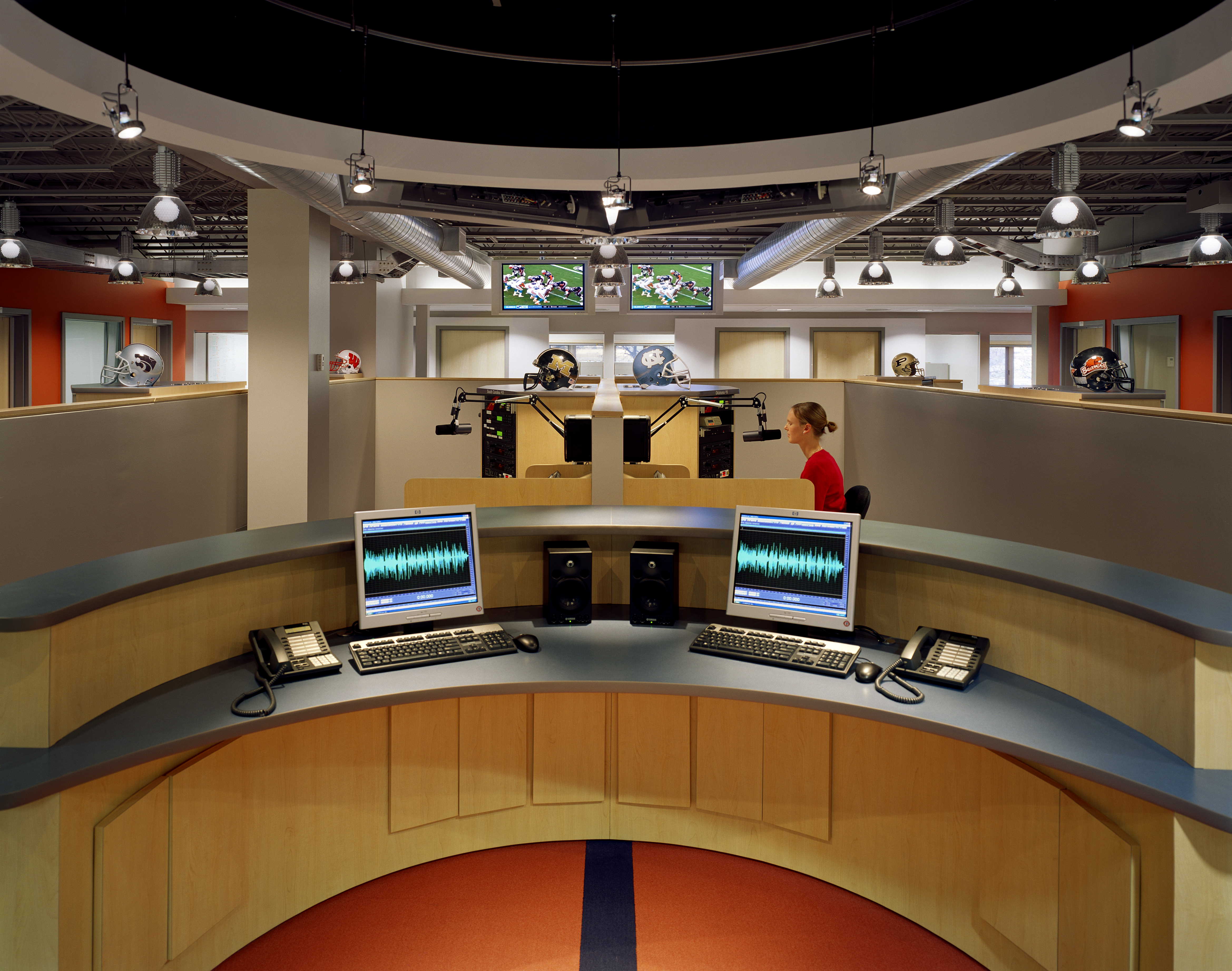 Learfield Newsroom and Broadcast Booths
